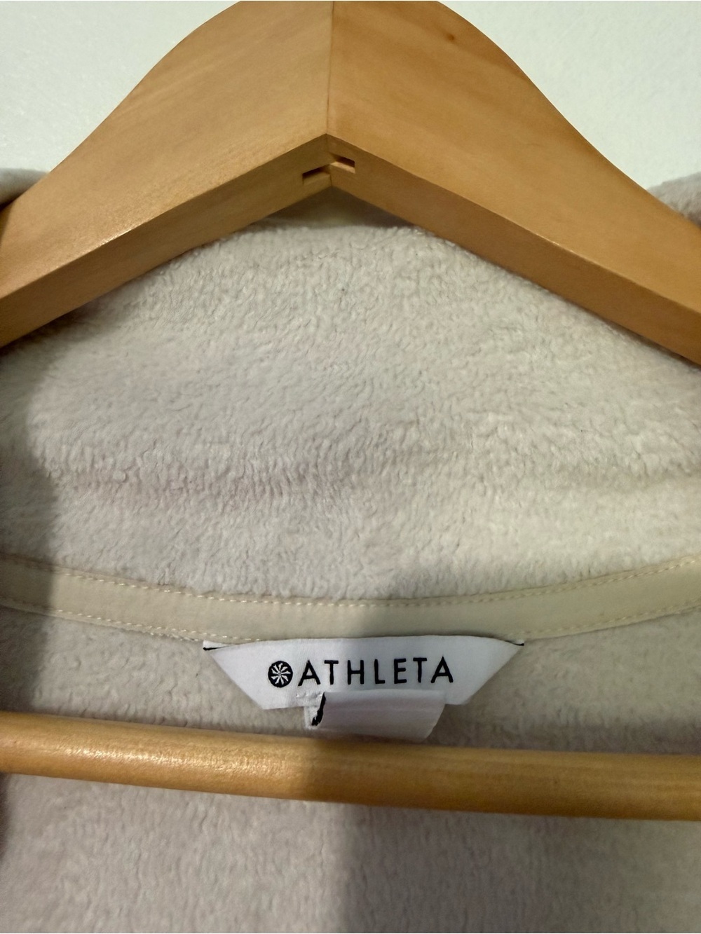 Athleta Cozy Karma Asymmetrical Pullover Fleece Large - Picture 10 of 12